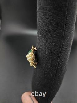 Crown Trifari Alfred Philippe 1952 Park Avenue Zoo Ladybug Brooch Book Pc 0102