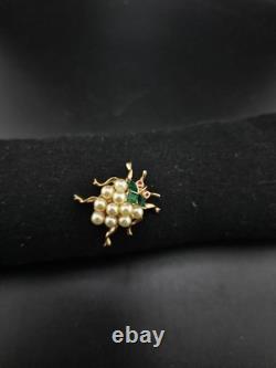 Crown Trifari Alfred Philippe 1952 Park Avenue Zoo Ladybug Brooch Book Pc 0102