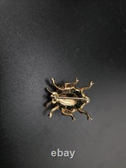 Crown Trifari Alfred Philippe 1952 Park Avenue Zoo Ladybug Brooch Book Pc 0102