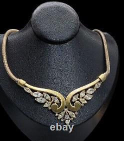 Crown Trifari Alfred Philippe Choker Necklace Patent Pend Book Piece Estate 16