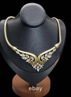 Crown Trifari Alfred Philippe Choker Necklace Patent Pend Book Piece Estate 16