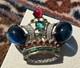 Crown Trifari Alfred Philippe Crown Brooch Gold Plate Vermeil Sterling 1940's