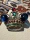 Crown Trifari Alfred Philippe Crown Brooch Gold Plated Vermeil Sterling 1940's