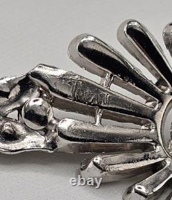 Crown Trifari Alfred Philippe Era Rhinestone Necklace Vintage Designer 1216