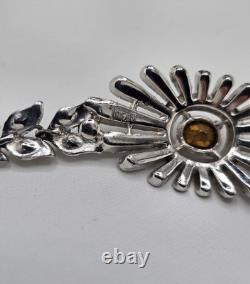 Crown Trifari Alfred Philippe Era Rhinestone Necklace Vintage Designer 1216