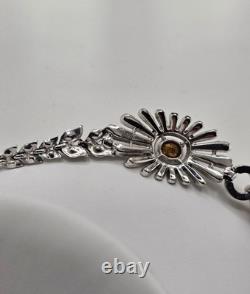 Crown Trifari Alfred Philippe Era Rhinestone Necklace Vintage Designer 1216