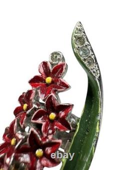 Crown Trifari Alfred Philippe Hyacinth Fur Clip For Restoration