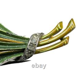 Crown Trifari Alfred Philippe Hyacinth Fur Clip For Restoration