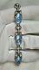 Crown Trifari Alfred Philippe Moonstone Clear Crystal Tennis Bracelet 7 In