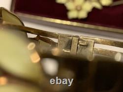 Crown Trifari Alfred Philippe Poured Glass Dogwood Cuff Bracelet And Necklace