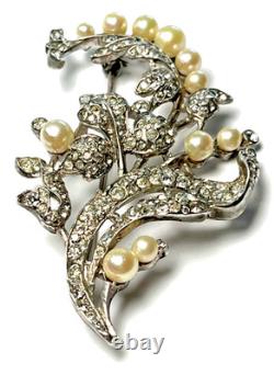 Crown Trifari Alfred Philippe Sterling Brooch