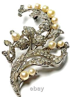 Crown Trifari Alfred Philippe Sterling Brooch