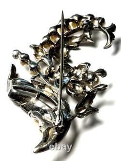 Crown Trifari Alfred Philippe Sterling Brooch