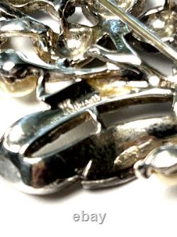 Crown Trifari Alfred Philippe Sterling Brooch