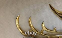 Crown Trifari Alfred Philippe Sterling Silver 925 Bird Of Paradise Pin Brooch