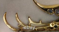 Crown Trifari Alfred Philippe Sterling Silver 925 Bird Of Paradise Pin Brooch