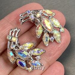 Crown Trifari Alfred Philippe Vintage Clip-On Earrings Estate Jewelry Pre-Owned