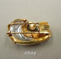 Crown Trifari Jelly Belly 1949 Curl Brooch Fur Clip Alfred Philippe