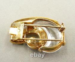 Crown Trifari Jelly Belly 1949 Curl Brooch Fur Clip Alfred Philippe