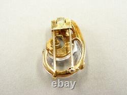 Crown Trifari Jelly Belly 1949 Curl Brooch Fur Clip Alfred Philippe