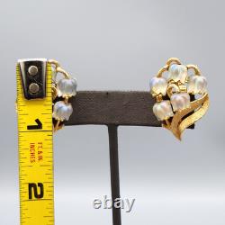 Crown Trifari LILY OF THE VALLEY Opal Fruit Salad Tulip Glass Necklace Earrings