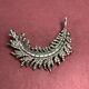 Crown Trifari Royal Plume Collection Leaf Feather Brooch Pin Alfred Philippe