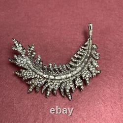 Crown Trifari Royal Plume Collection Leaf Feather Brooch Pin Alfred Philippe