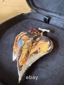 Crown Trifari by Alfred Phillipe sterling silver Dewdrops Collectible Brooch