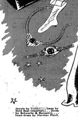 EXTREMELY RARE 1938 TRIFARI Necklace WithLarge Pointy Purple Stone & Fx Turquoise