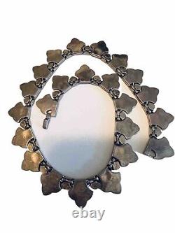 Elegant 1940's Vintage Alfred Philippe Crown Trifari Articulated Scale Necklace