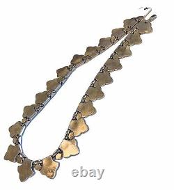 Elegant 1940's Vintage Alfred Philippe Crown Trifari Articulated Scale Necklace