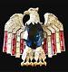 Iconic 1940 Crown Trifari Alfred Philippe Patriotic American USA Eagle Brooch