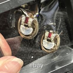 Jewels by Trifari TRIFARI Alfred Philippe Claire De Lune Moonstone Earrings
