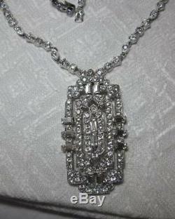 KTF Trifari Necklace Jackie Collins Estate Alfred Philippe Art Deco Antique