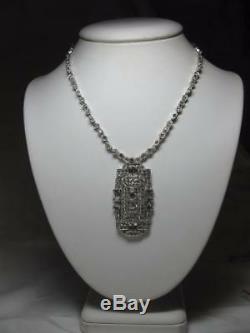 KTF Trifari Necklace Jackie Collins Estate Alfred Philippe Art Deco Antique