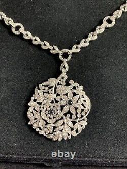 KTF Trifari Signed Alfred Philippe 1937-38 Diamante RARE Necklace with PATENT