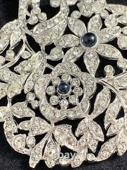 KTF Trifari Signed Alfred Philippe 1937-38 Diamante RARE Necklace with PATENT