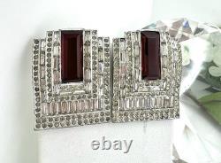 Ktf Trifari Alfred Philippe Art Deco Bracelet & Dress Clips