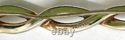 LARGE VINTAGE SIGNED Crown Trifari Aqua Crystal Dangle Alfred Philippe Brooch