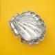 MINT Vintage 1949 Crown Trifari Moonshell Lucite Jelly Belly Shell Brooch