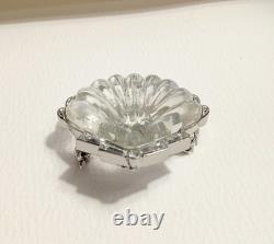 MINT Vintage 1949 Crown Trifari Moonshell Lucite Jelly Belly Shell Brooch