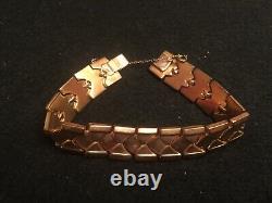 RARE 1940's ALFRED PHILIPPE CROWN TRIFARI CLEOPATRA CHOKER NECKLACE, BRACELET