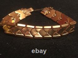 RARE 1940's ALFRED PHILIPPE CROWN TRIFARI CLEOPATRA CHOKER NECKLACE, BRACELET