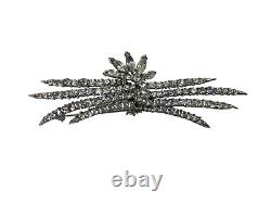 RARE 1966 Trifari Alfred Philippe Fireworks Pin Brooch 3 inch Crystal Sparkly