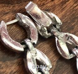 RARE CROWN TRIFARI ALFRED PHILIPPE RHODIUM PLATED PENDANT NECKLACE Pat. 107131