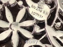 RARE CROWN TRIFARI ALFRED PHILIPPE RHODIUM PLATED PENDANT NECKLACE Pat. 107131