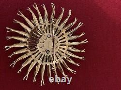 RARE CROWN TRIFARI ALFRED PHILIPPE VINTAGE Brooch Pin