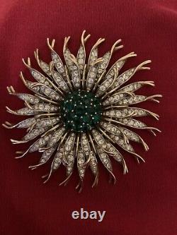 RARE CROWN TRIFARI ALFRED PHILIPPE VINTAGE Brooch Pin