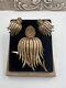 RARE CROWN TRIFARI Alfred Philippe Sunflower Brooch-Earring Set Cone Flower 60s