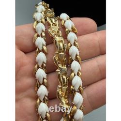 RARE Crown Trifari Alfred Philippe Lily Parure Necklace Bracelet Earrings Brooch